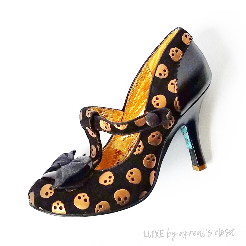 Irregular Choice Cortesan Chilly Dog Skull Heel
